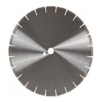 Diamond circular saw blade for concrete with normal segment