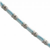 Diamond vacuum brazed wire saw