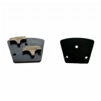 Diamond Tools Rough Metal Grinding Plate Concrete Grinding Pads With Two T Shape Segments