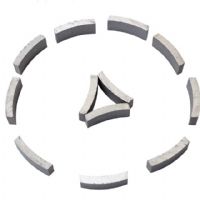 Boreway Core Drill Bit Spare Part Diamond Segment for Reinforce Concrete