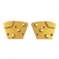 Rhombus Segments Three Quarter PCD Grinding Shoes For Removing Mastic And Thicker Epoxy