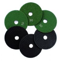 4 Inch Small Lattice Diamond Polishing Pad For Concrete Marble Granite