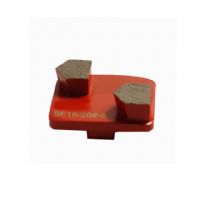 Sharp Bullet Segment Redi Lock Diamond Grinding Shoes For Hard Concrete Thick Epoxy