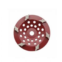 7 Inch D180MM Six Star Shape Segments Floor Diamond Grinding Plates For Stone Floor