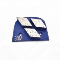 Three Rhombus Segments Lavina Concrete Diamond Grinding Shoes For Concrete and Terrazzo Floor