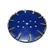 10'' 20 Segments Diamond Grinding Disc Plates For Granding Hard Floor 