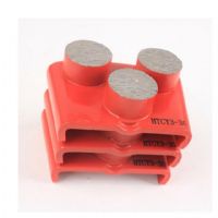 Three Round Segments HTC Grinding Pads With Diamond Grinding Plates For Concrete Floor