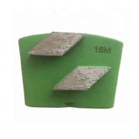 Double Rhombus Segments Diamond HTC Grinding Shoes For Floor Grinding