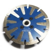 5 Inch Dry Use Circular T Segment Protective Teeth Saw Blade Disc for Cutting Concrete Granite Marble Sandstone Limestone