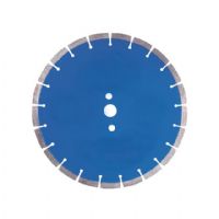 Diamond circular saw blade for concrete with normal segment
