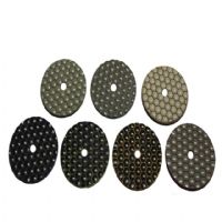 3 inch color hexagonal dry diamond polishing pad 