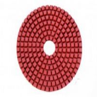  4 inch wet use bright red polishing pads