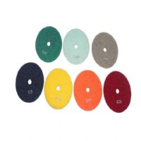 4 inch wet and dry use white square polishing pads