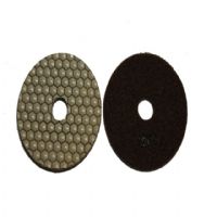 4 inch dry use hexagon diamond hand polishing pads