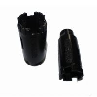 Vacuum brazed core drill bits