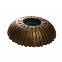 Semicircular diamond profling wheel 