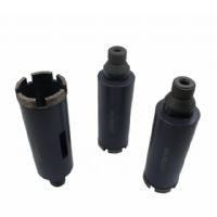 Diamond core drill bits for stone