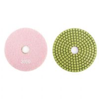 4 Inch Diamond Straight Lattice Polishing Pads For Stone