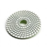 4 Inch Wet Use Spiral Type Diamond Polish Pad For Stone Countertop Floor Tiles