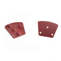 Three Half PCD Round Segment Trapezoid Thread Holes Grinding Disc For Coating Paint Glue