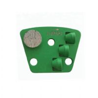 PCD Tipped Trapezoid Diamond Grinding Pads Abrasive Disc For Epoxy Glue Coating Removing