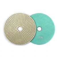 6 Inch Diamond Polishing Pads With 2.5mm Thickness For Marble Stone