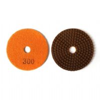 4 Inch 100mm Wet Use Diamond Polishing Pad For Granite Marble