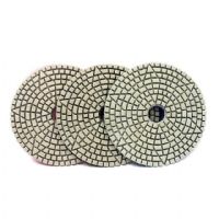 3 Step Flower Diamond Polishing Pads For Granite Marble Tile