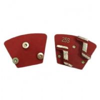 Double Z Shape Segments New Design Trapezoid Grinding Disc Grinding Shoes For Concrete Floor