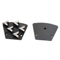 Five Arrow Segments Sharp Diamond Concrete Floor Grinding Pads Trapezoid Grinding Shoes For Terrazzo Stone Floor