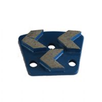 Three Arrow Segments Trapezoid Diamond Grinding Pads Concrete Grinding Disc For Concrete Terrazzo Floor