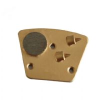 Two Quarter PCD Diamond Grinding Pads For Epoxy Glue Concrete Coating Removing