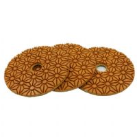 4 Step Flower Type Diamond Polishing Pads For Granite Marble Stone