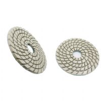 6 Inch Spiral Type Diamond Polishing Pads For Marble Granite Stone