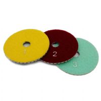 4 Inch 3 Step Spiral Diamond Polish Pad For Granite Marble Stone