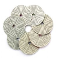 4 Inch Resins Bond Diamond Polishing Pads Grinding Disc For Marble Granite Stone