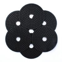 4 Inch Small Lattice Diamond Polishing Pad For Concrete Marble Granite