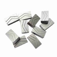 Boreway High Frequency Welding Diamond Cutting Sandwich V Shape Segment for Stone Plate