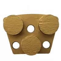  Three Round Segments Trapezoid Diamond Grinding Tools For concrete Floor