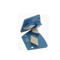 Double Rhombus Segments Trapezoid Diamond Concrete Floor Grinding Shoes