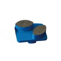 Two Oval Segments Quick Change Redi Lock Husqvarna Concrete Grinding Pad
