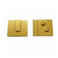 Thick Husqvarna Redi Lock Blank Two Quarter PCD Concrete Grinding Block For Epoxy Coating