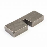 Silver Welded 350mm U Slot Granite Segment for Diamond Edge Cutting