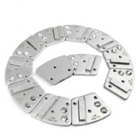 PCD Metal Trapezoid Grinding Disc 2 Quarter Round PCD With Sacrificial Diamond Segment Epoxy Removing Floor Scrapers