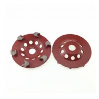 5 Inch 6 Arrow Segments Diamond Grinding Cup Wheel For Concrete Terrazzo Floor