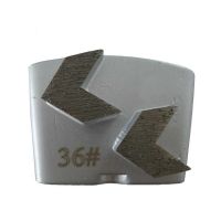 Two Arrow Segment HTC Diamond Grinding Disc For Concrete Floor 