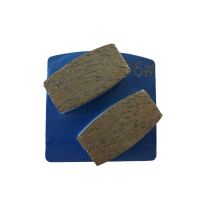  Two Rhombus Segment Metal Diamond Grinding Disc For Concrete Floor Grinder