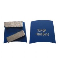 Fast Change Concrete Diamond Grinding Plate With Double Bars 40x12x12mm