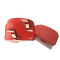 Two Z Shape Segments Lavina Quick Lock Diamond Grinding Tools For Lavina Grinder