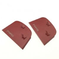 Double Quarter PCD Lavina PCD Diamond Grinding Shoes For Epoxy Glue Concrete Coating Removing